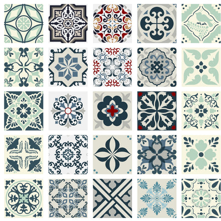 Duschrückwand Patchwork