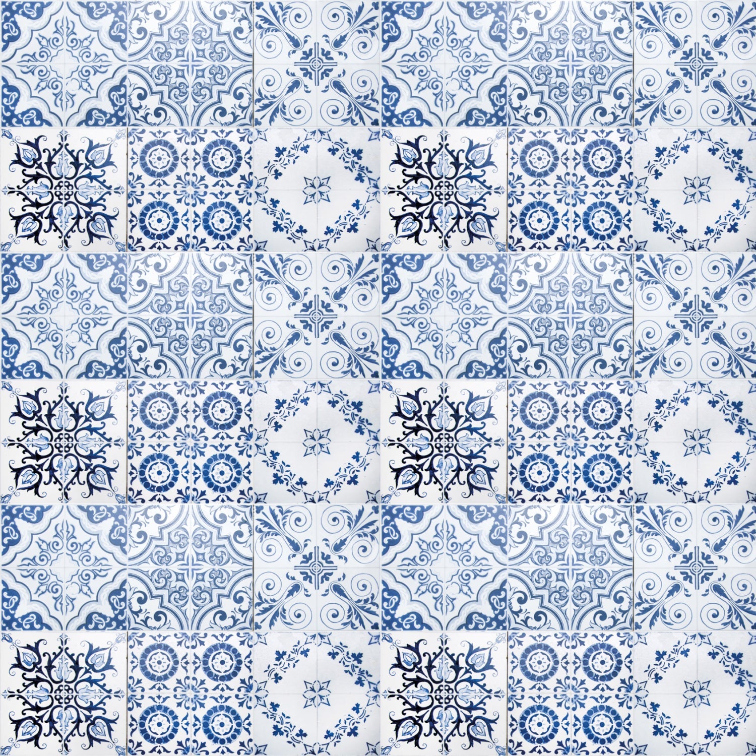 Duschrückwand Patchwork