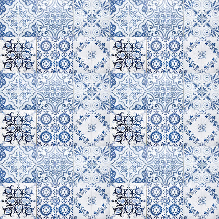 Duschrückwand Patchwork