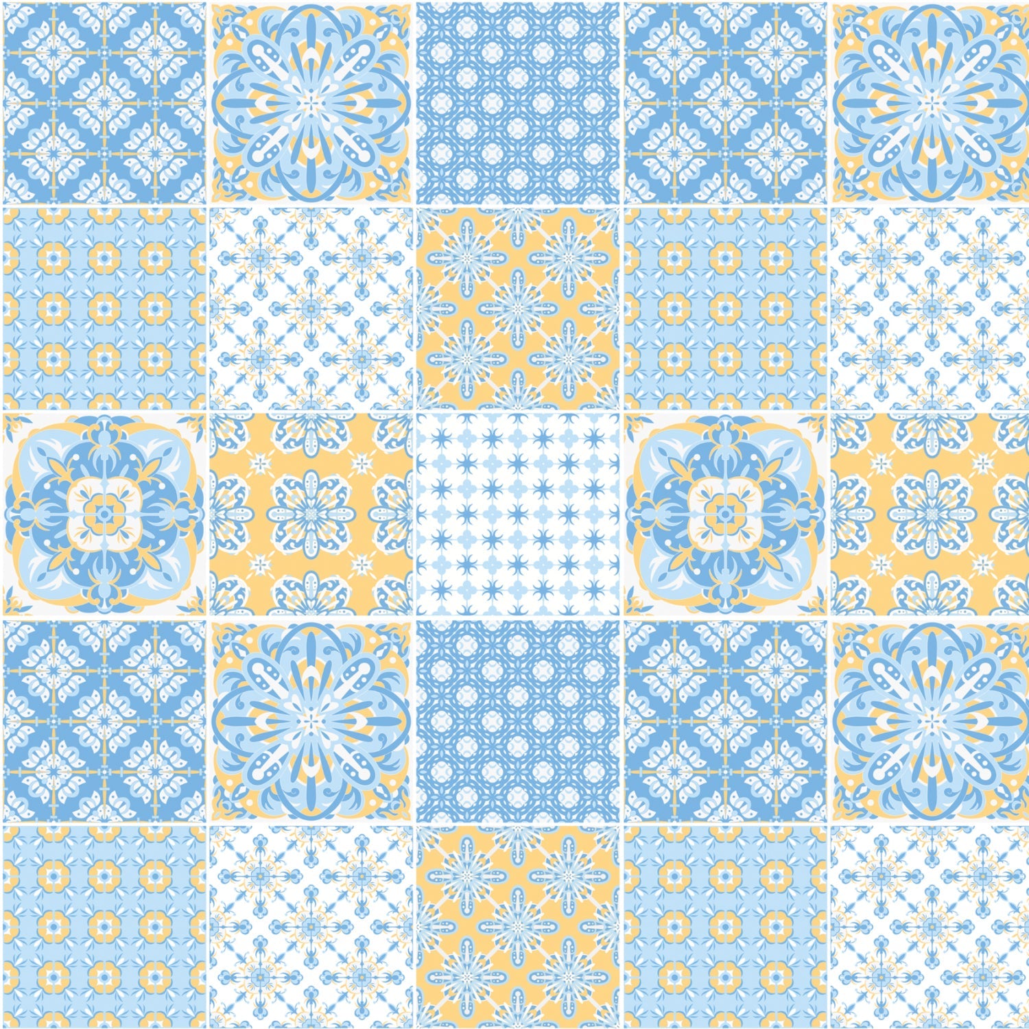 Duschrückwand Patchwork