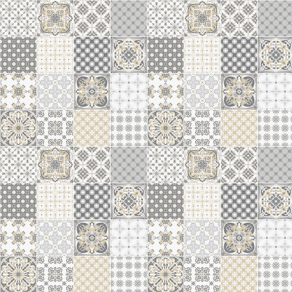 Duschrückwand Patchwork