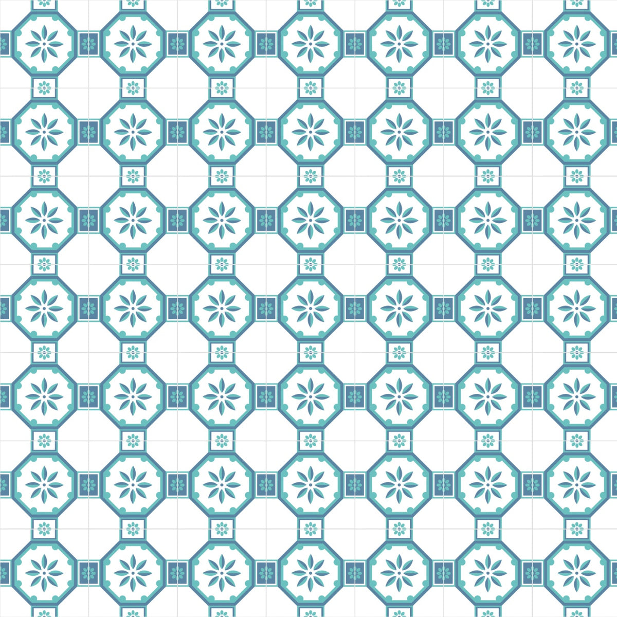 Duschrückwand Patchwork