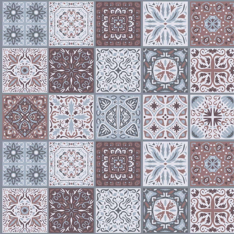 Duschrückwand Patchwork