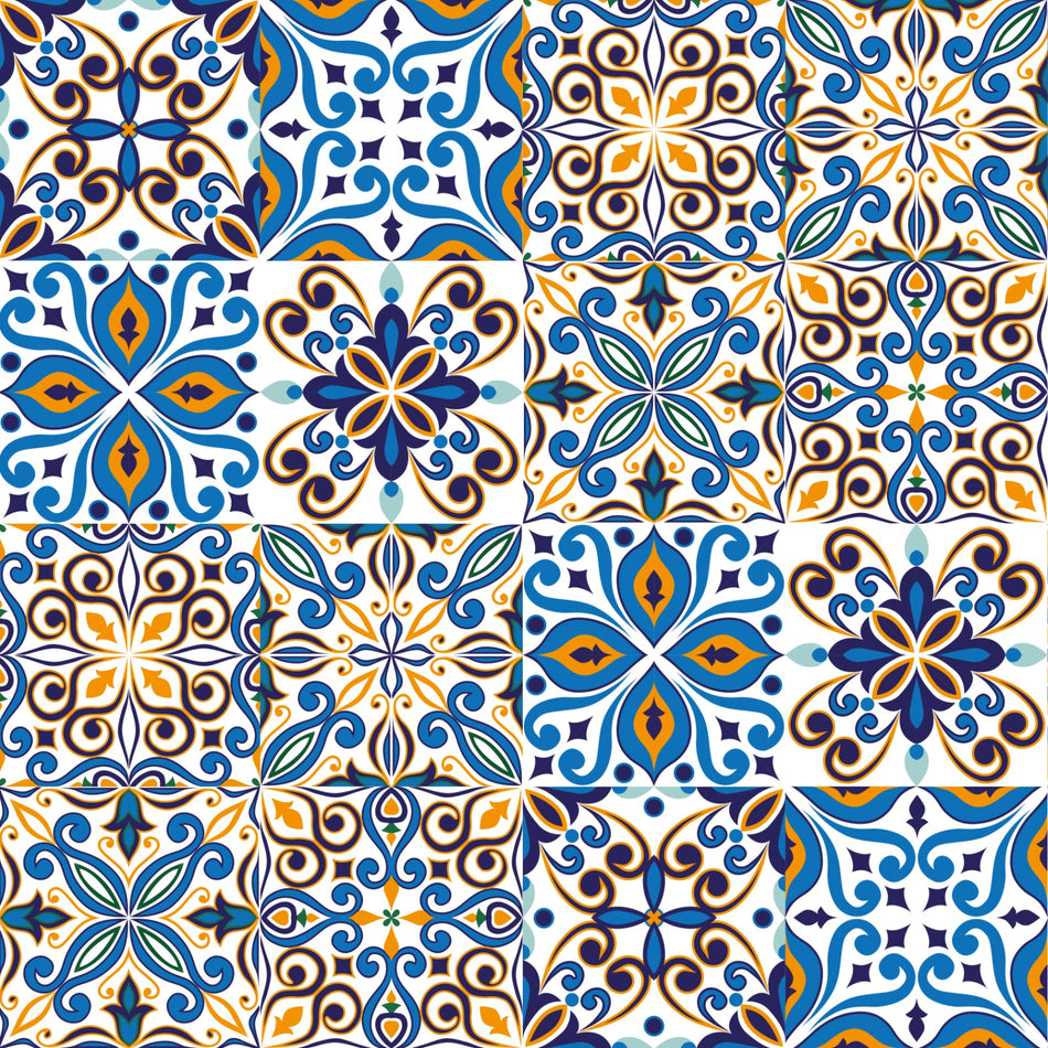 Küchenrückwand Patchwork Kacheln