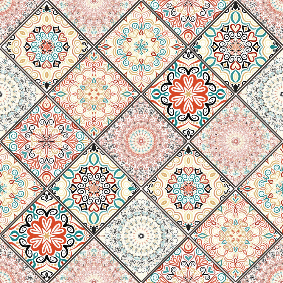 Küchenrückwand Patchwork Orient