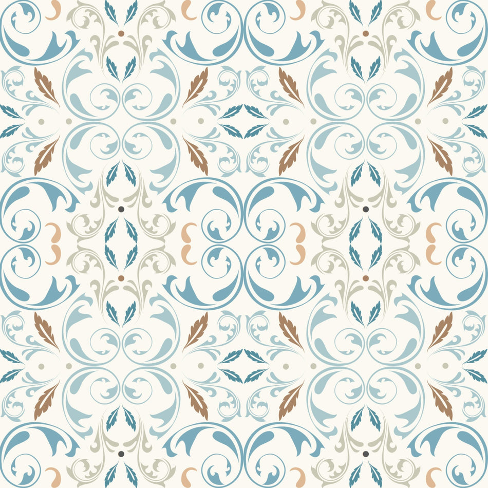 Küchenrückwand Florale Verzierung