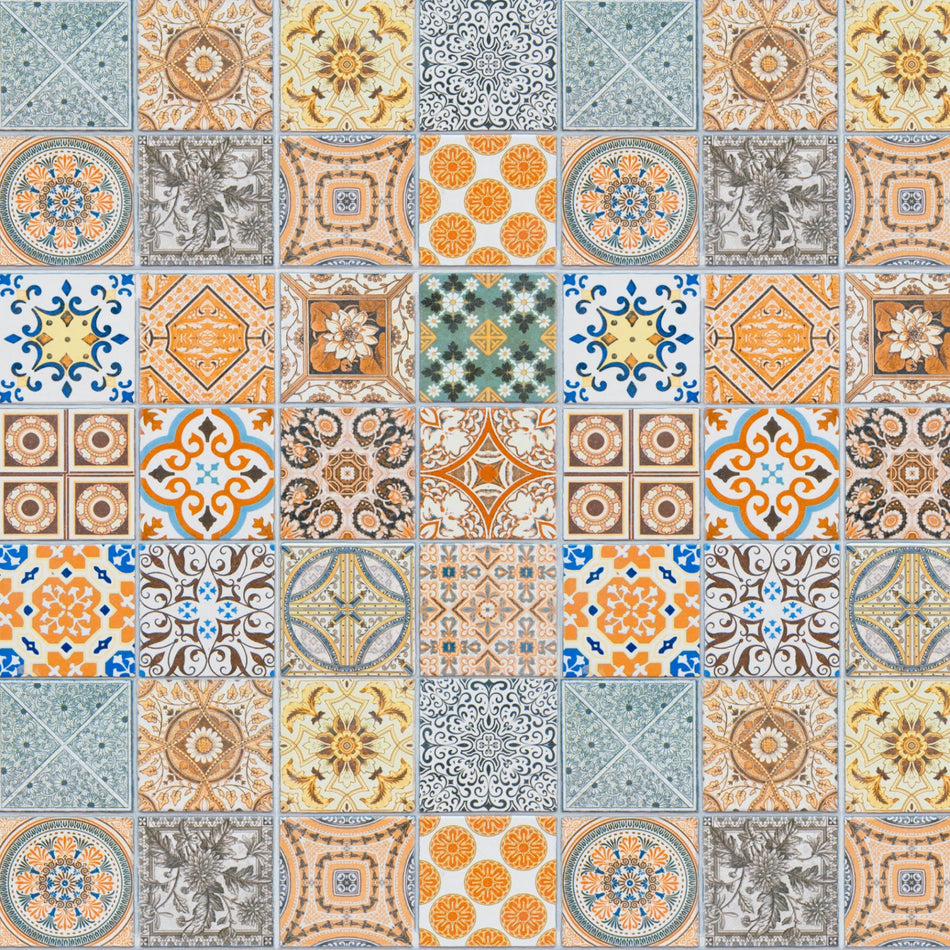 Küchenrückwand Tunesische Patchwork Fliesen