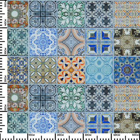 Küchenrückwand Ornament Fliesen