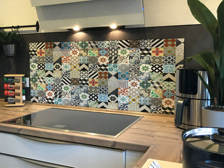 Spritzschutz Küche Patchwork