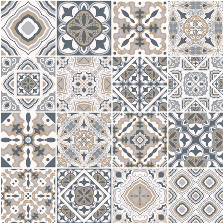 Toilettenrückwand Patchwork