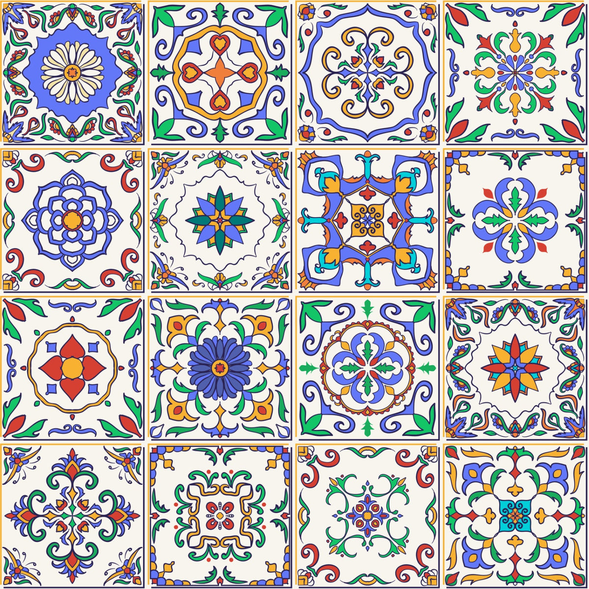 Toilettenrückwand Patchwork