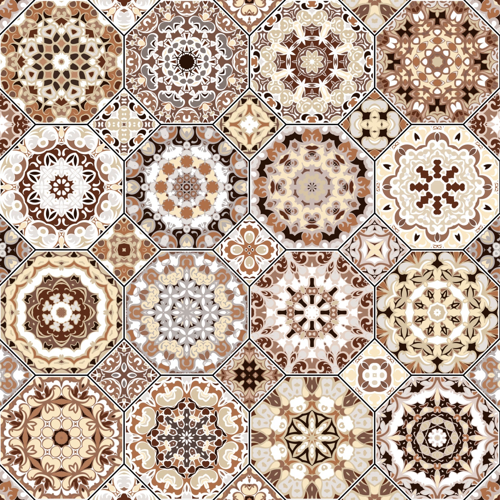 Toilettenrückwand Patchwork