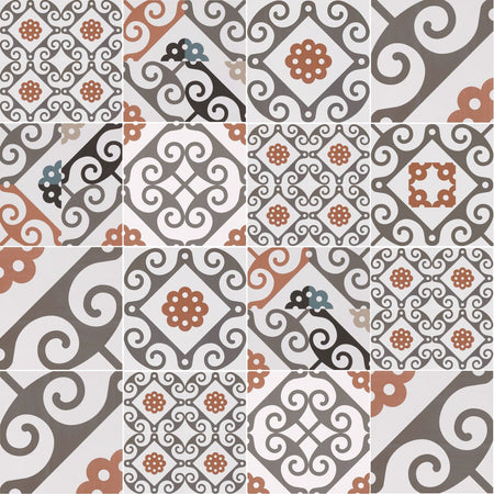 Toilettenrückwand Patchwork