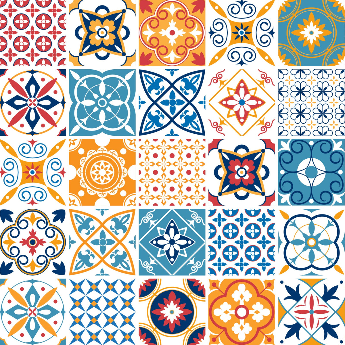 Toilettenrückwand Patchwork