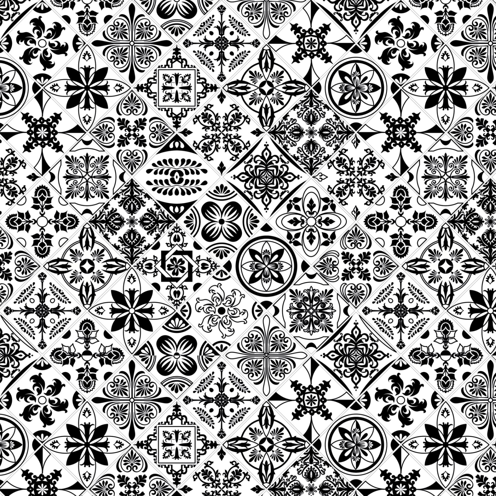 Toilettenrückwand Patchwork