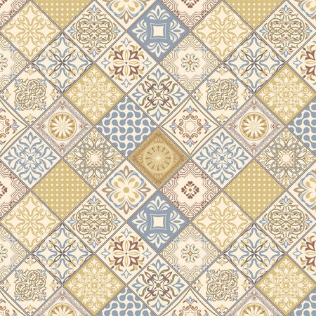 Toilettenrückwand Patchwork