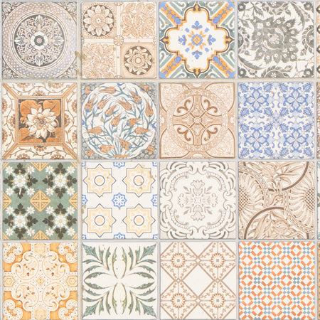 Toilettenrückwand Patchwork