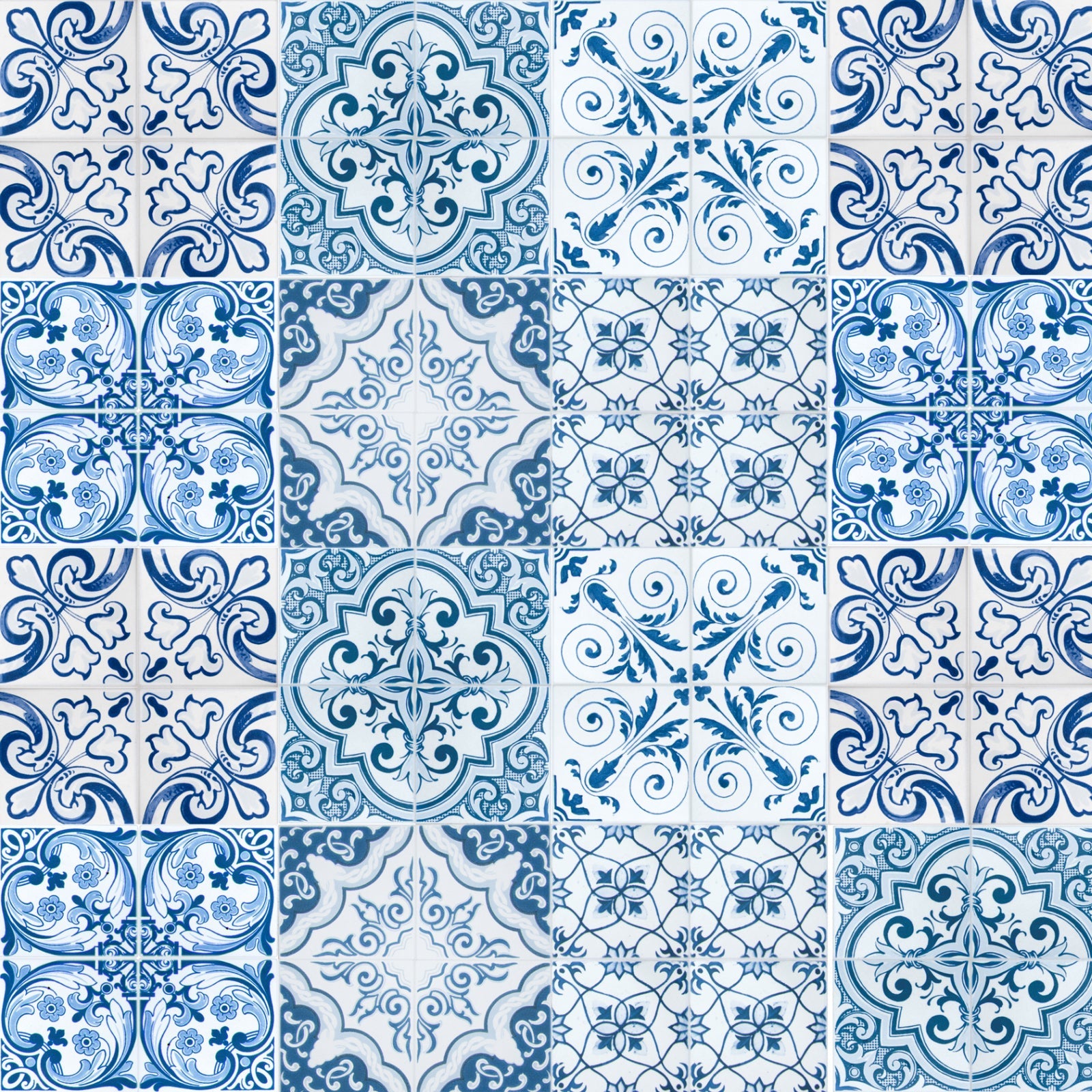 Toilettenrückwand Patchwork