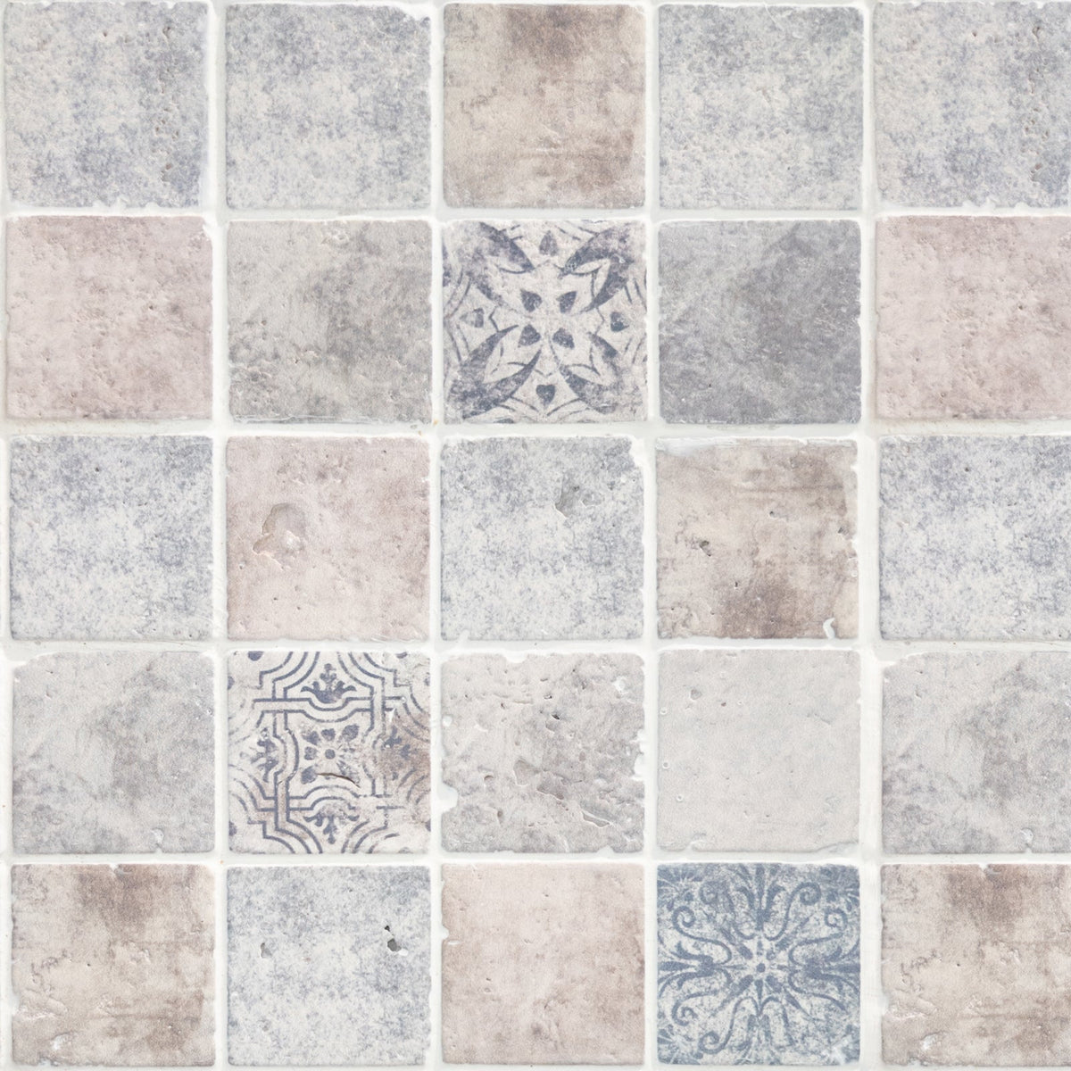 Toilettenrückwand Patchwork