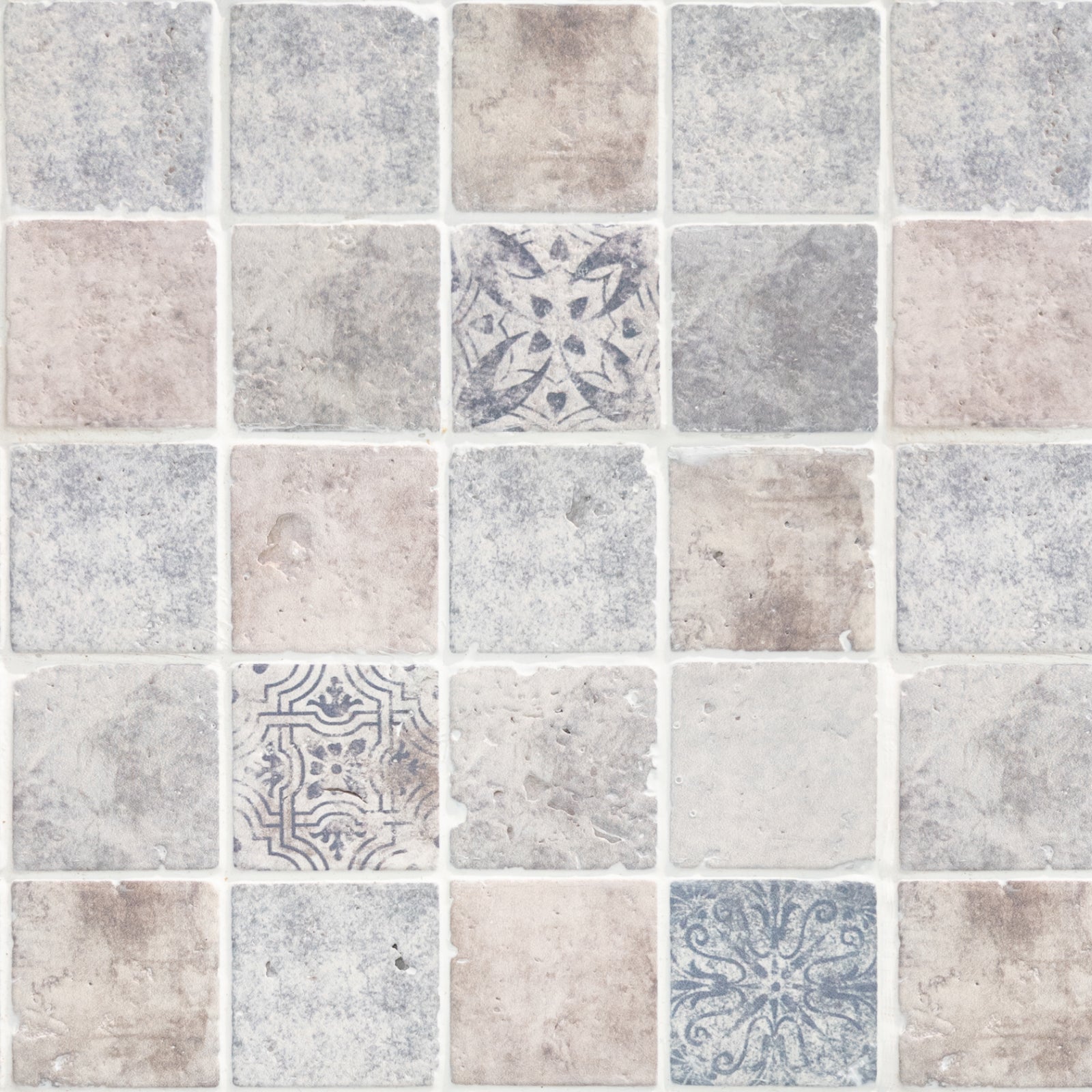 Toilettenrückwand Patchwork