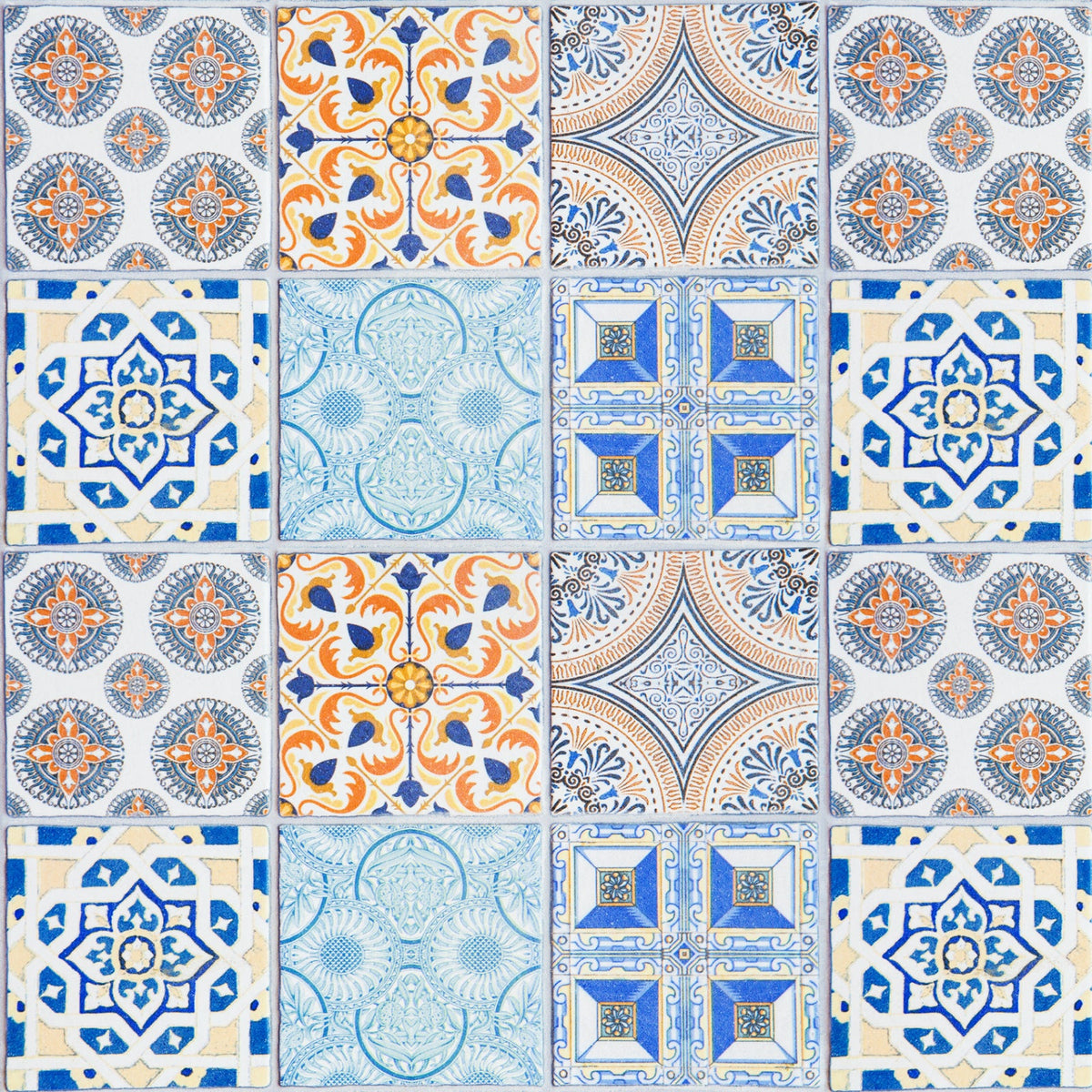 Toilettenrückwand Patchwork