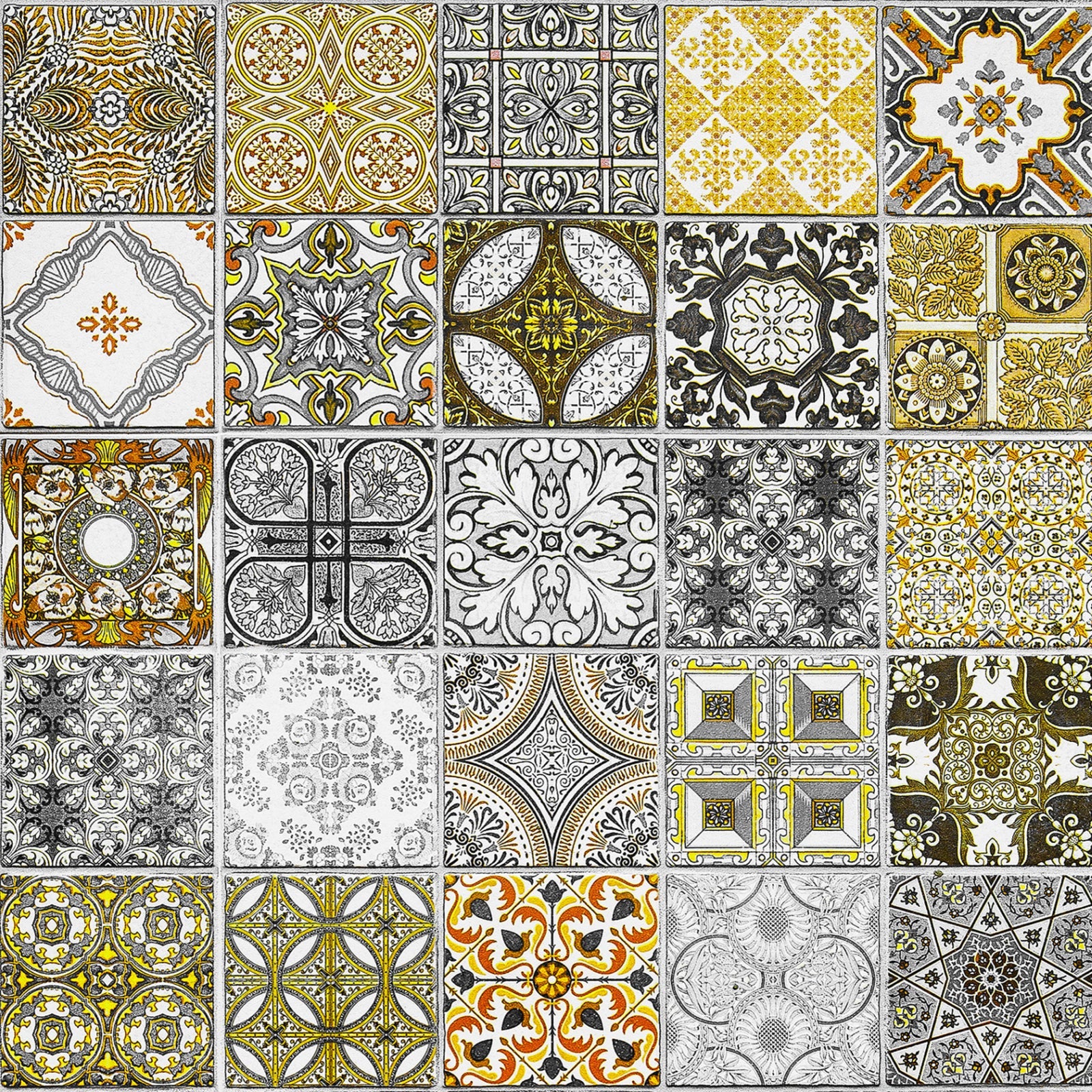 Toilettenrückwand Patchwork