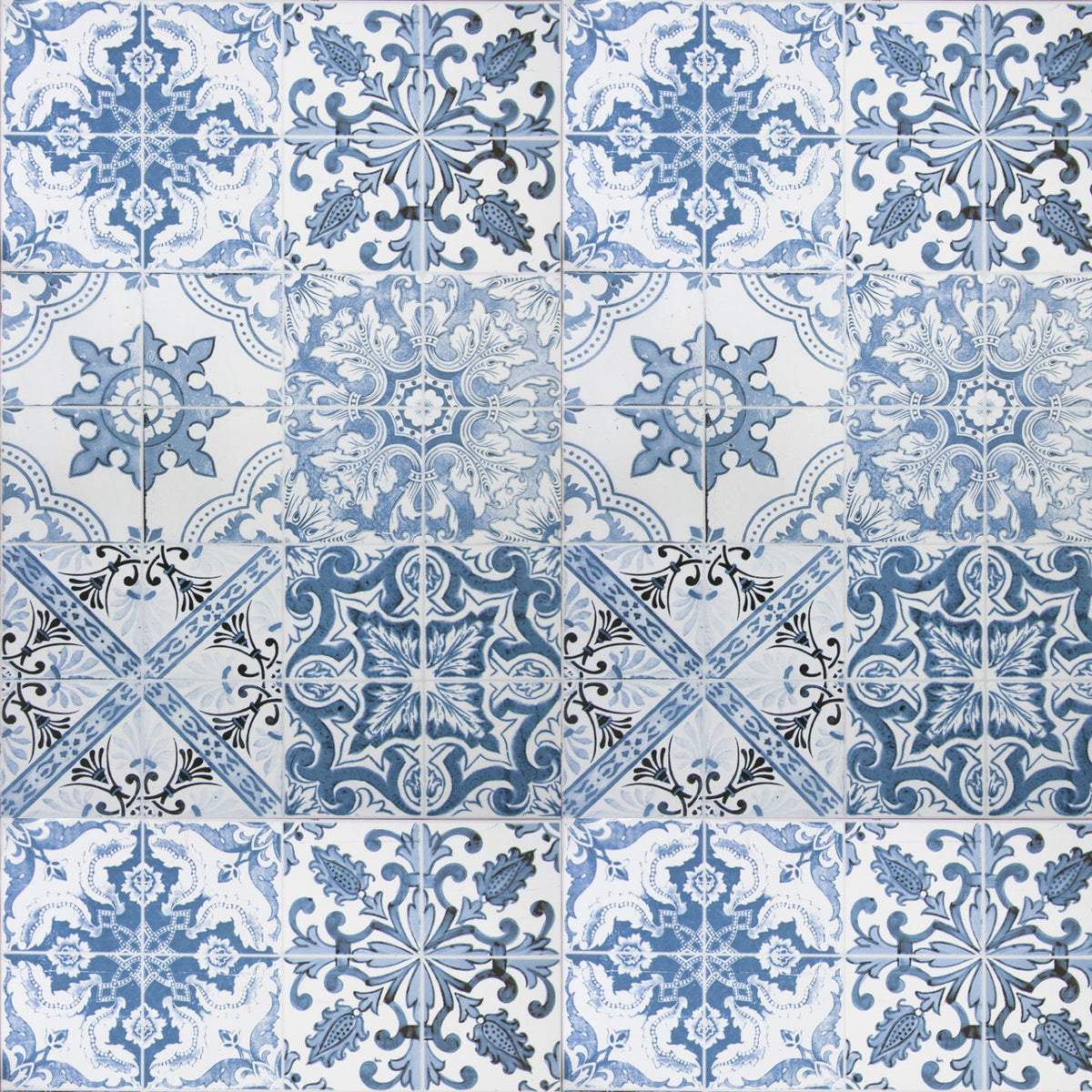 Toilettenrückwand Patchwork