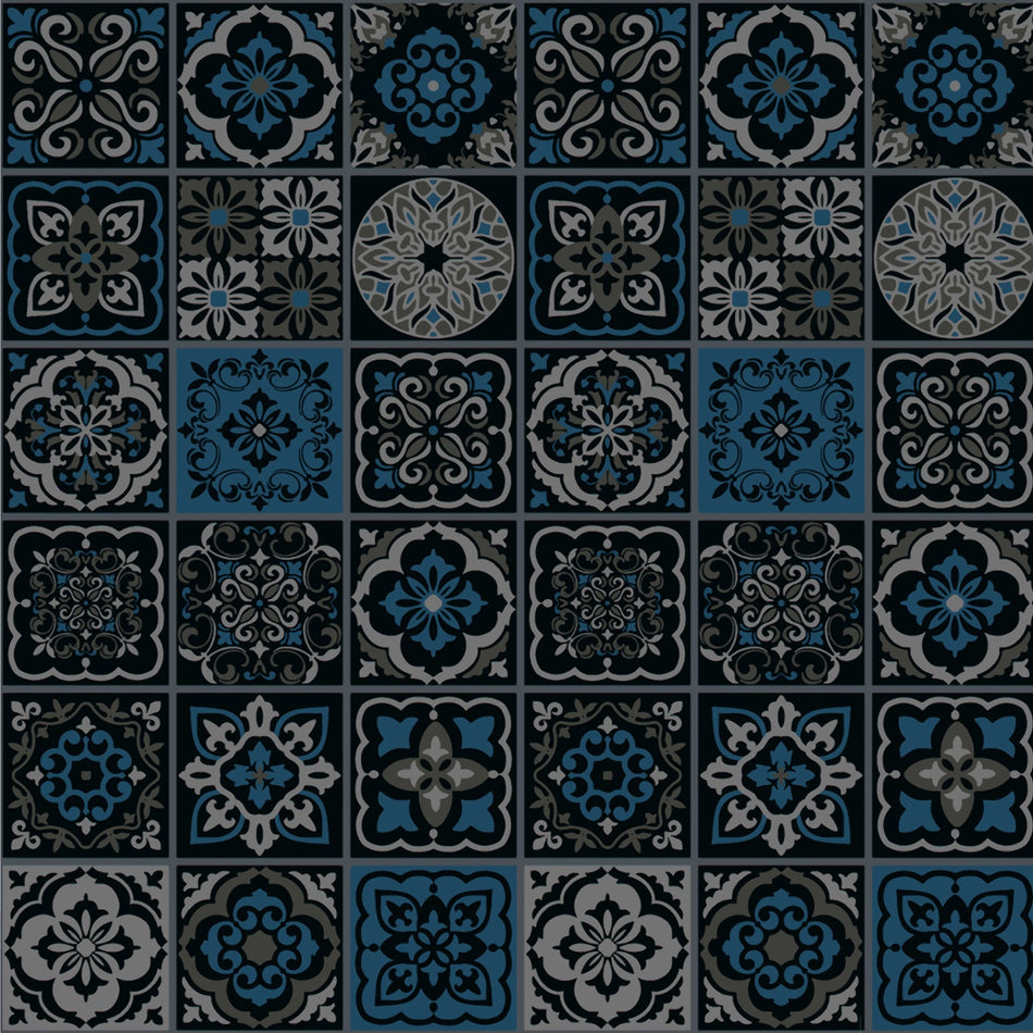 Toilettenrückwand Patchwork