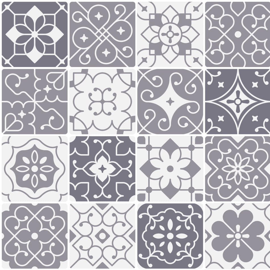 Toilettenrückwand Patchwork