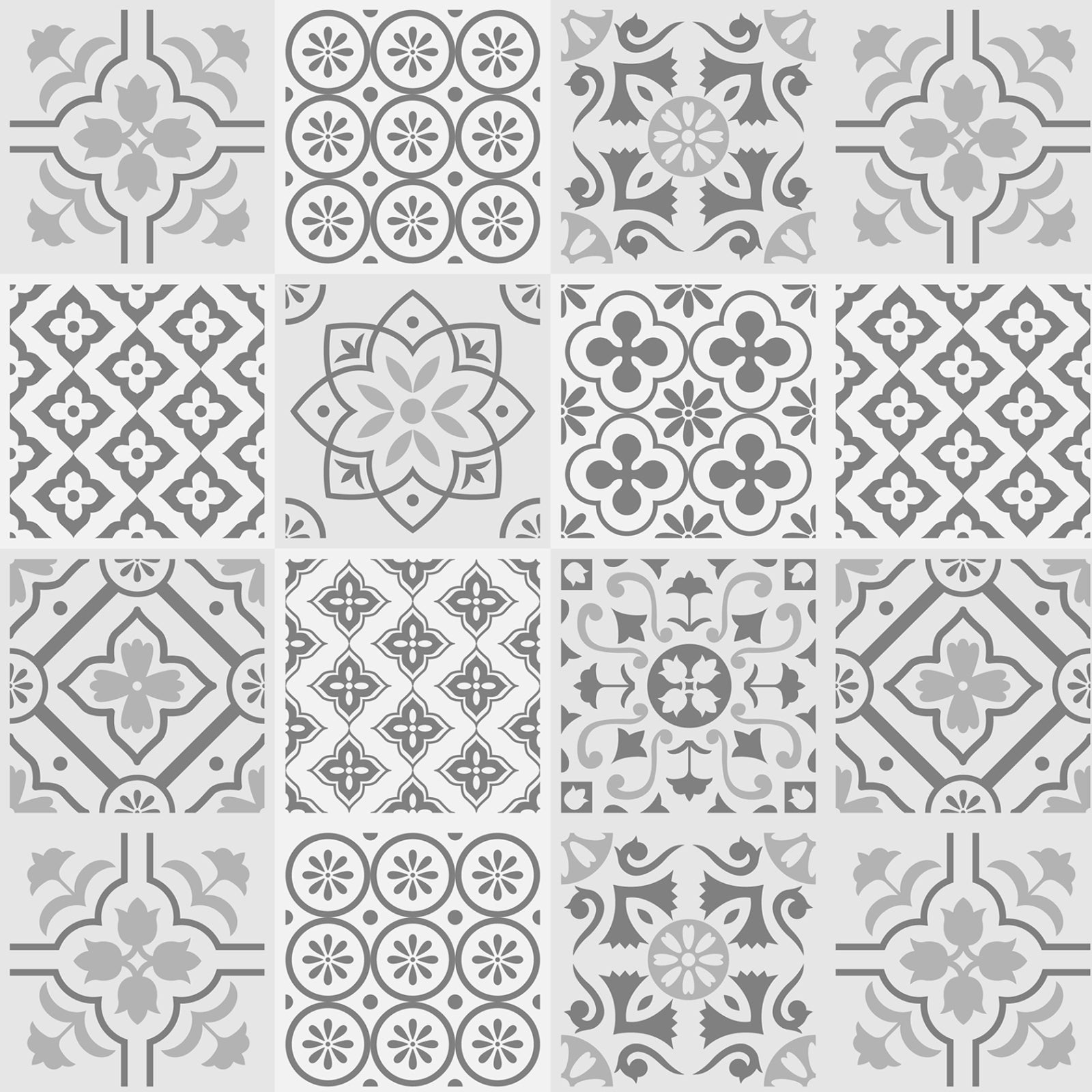 Toilettenrückwand Patchwork