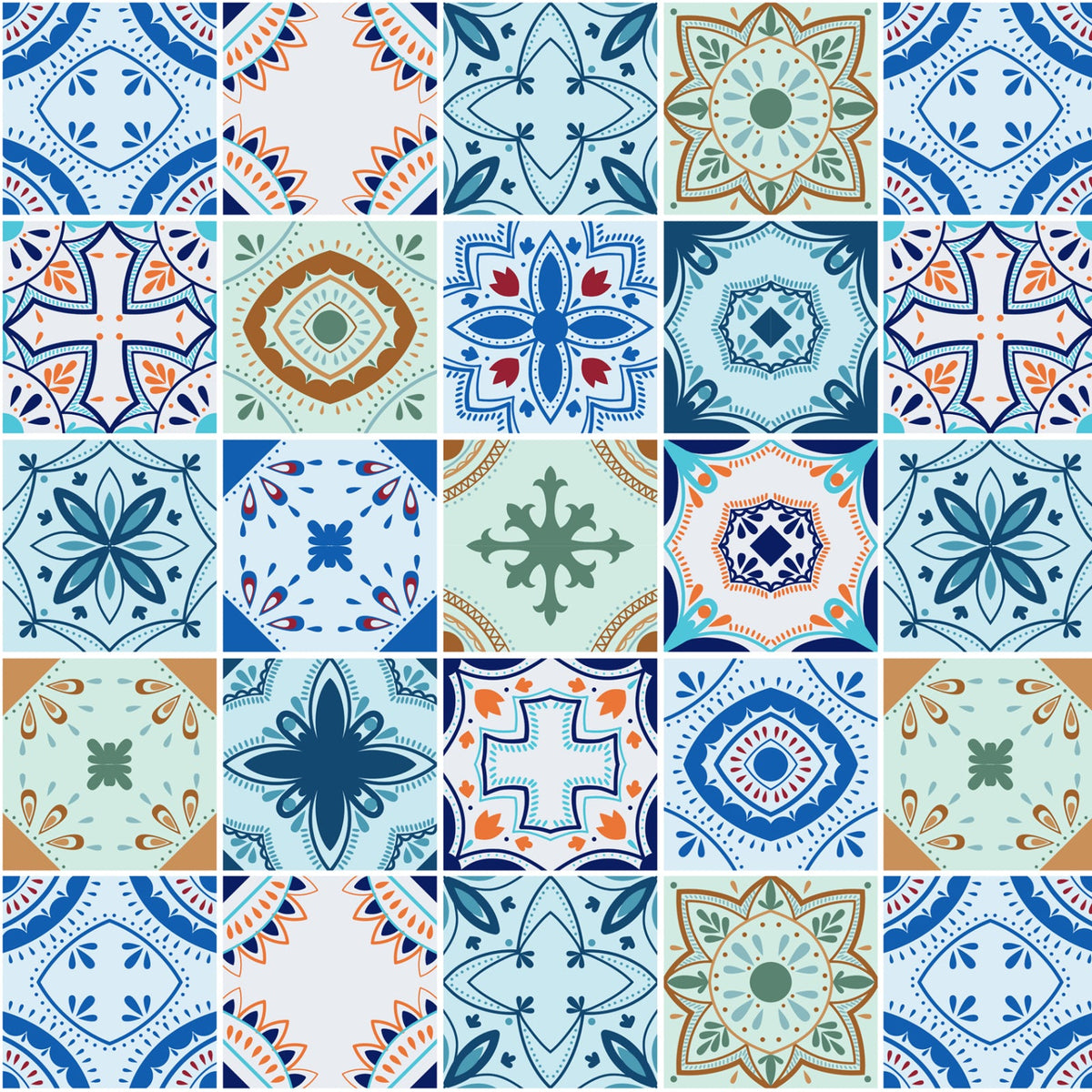 Toilettenrückwand Patchwork