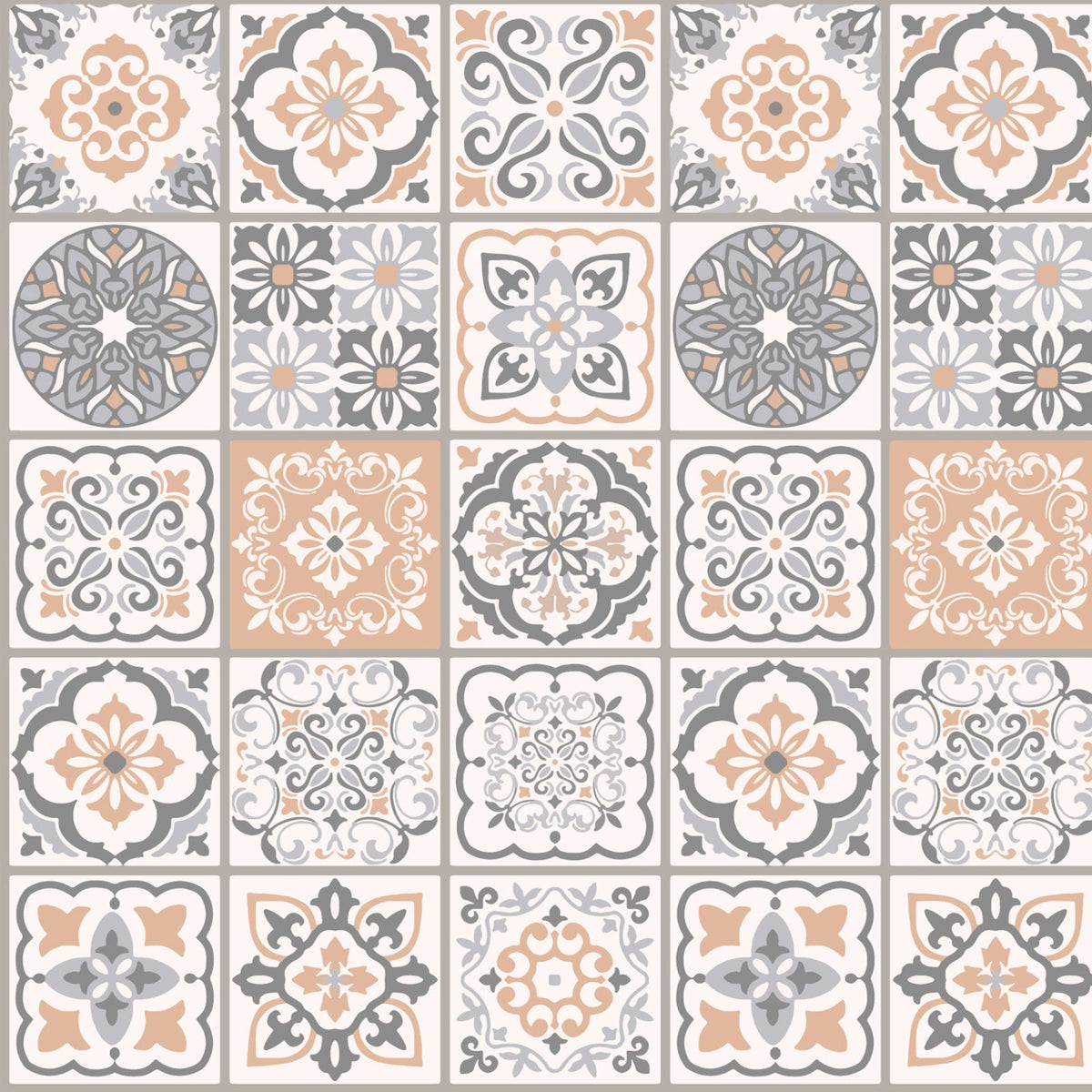 Toilettenrückwand Patchwork