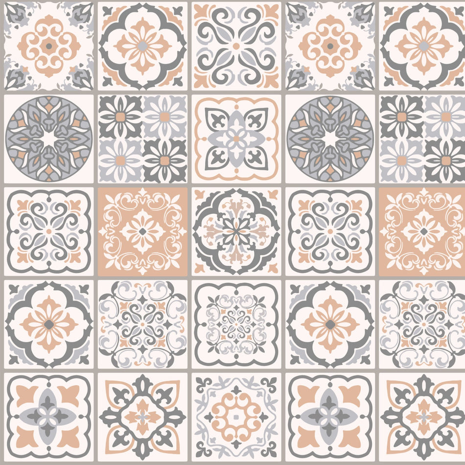 Toilettenrückwand Patchwork