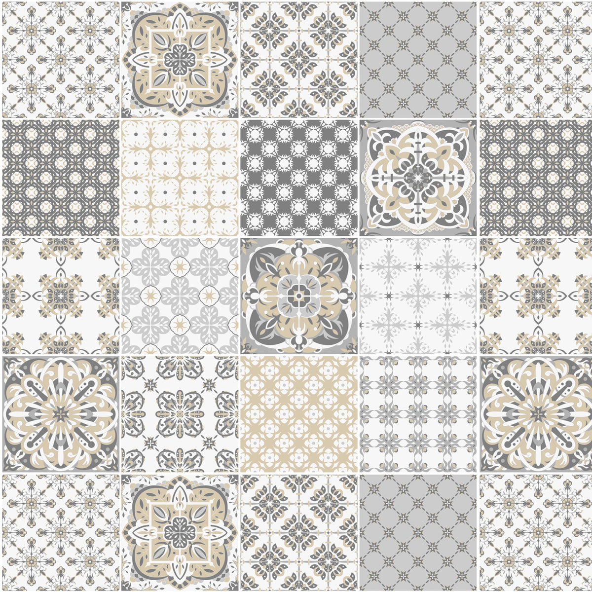 Toilettenrückwand Patchwork