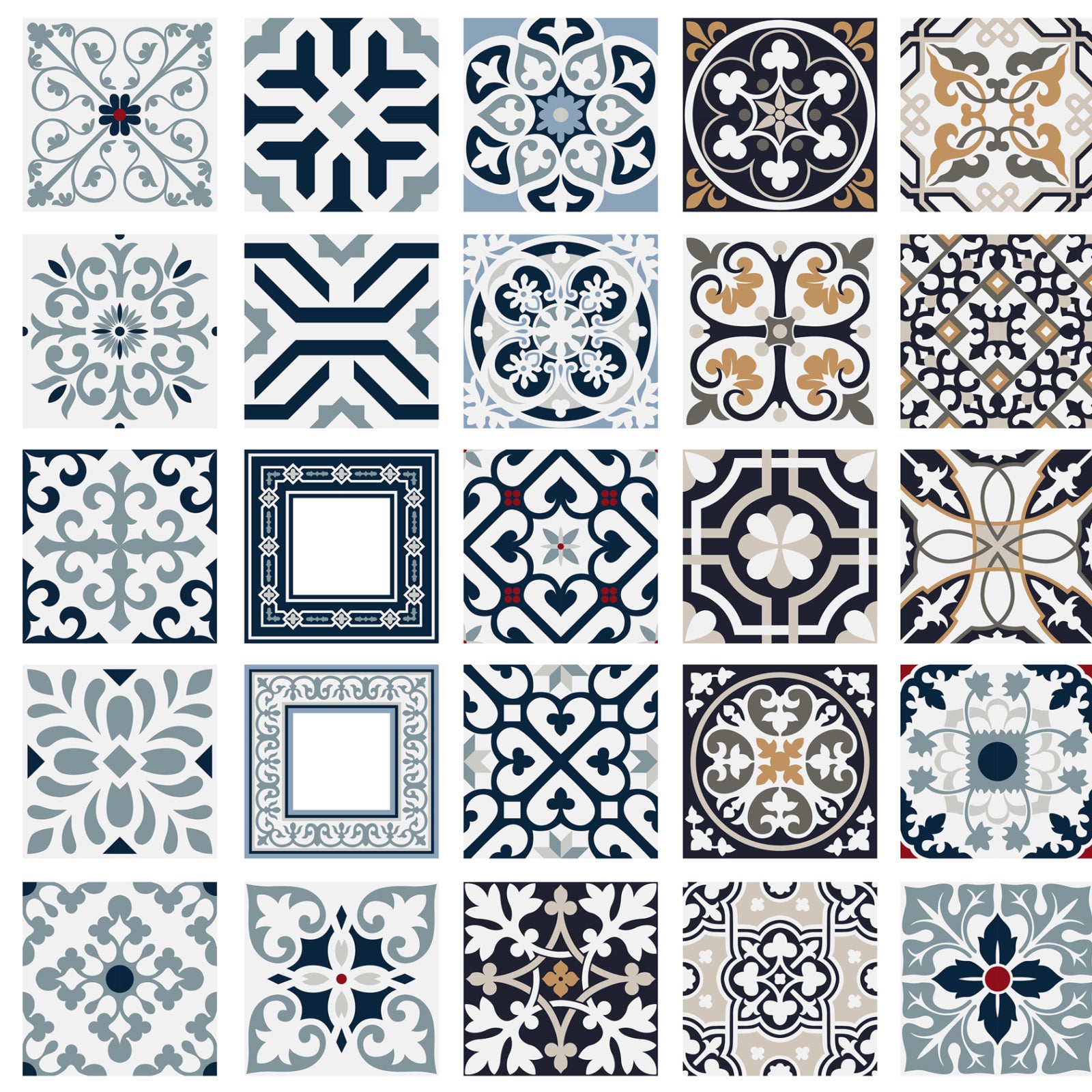 Toilettenrückwand Patchwork