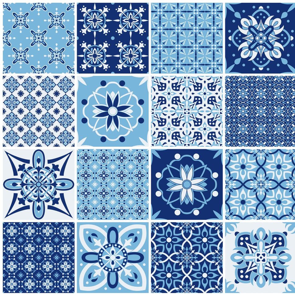 Toilettenrückwand Patchwork