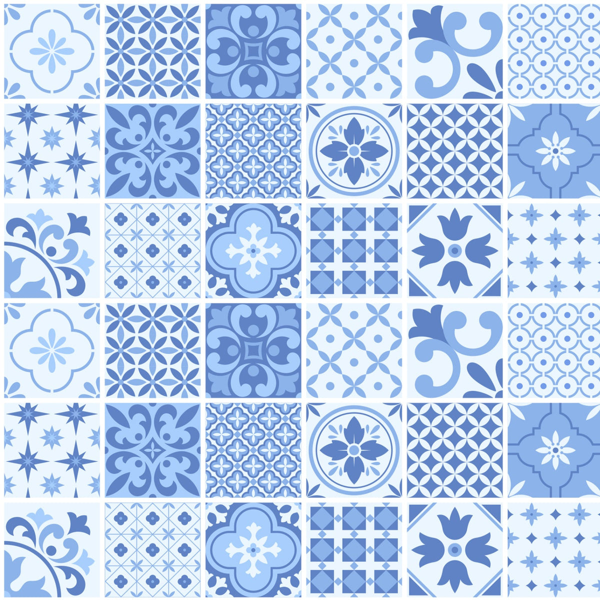 Toilettenrückwand Patchwork