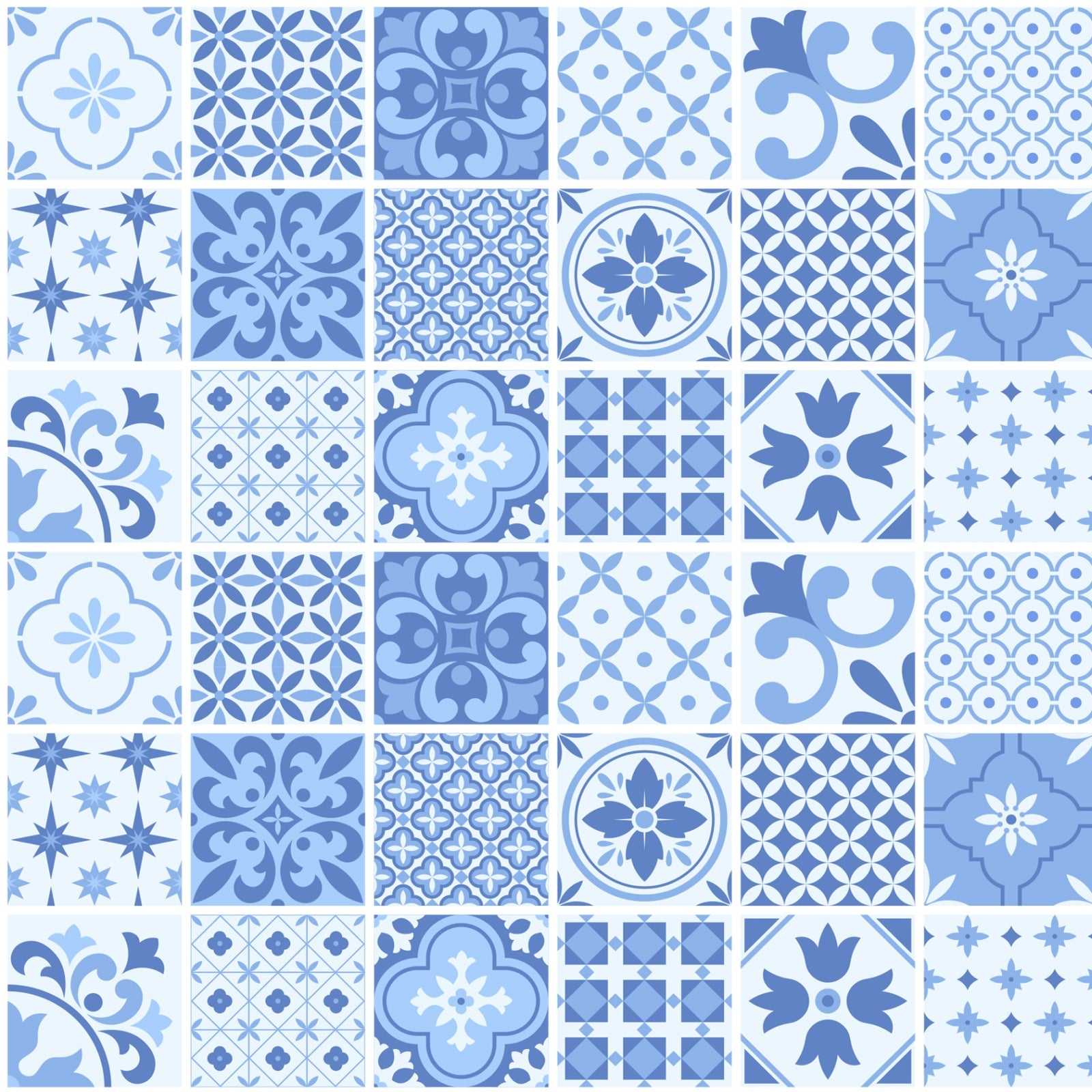 Toilettenrückwand Patchwork