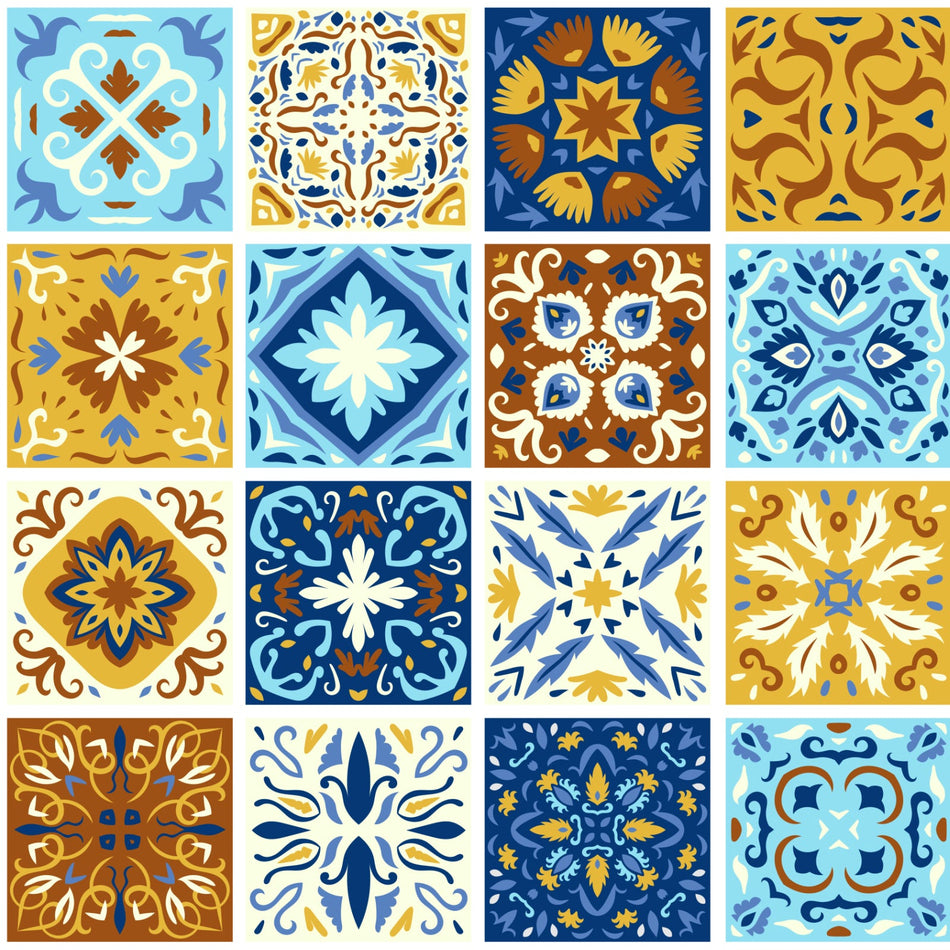 Toilettenrückwand Patchwork