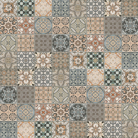 Waschbeckenrückwand Patchwork