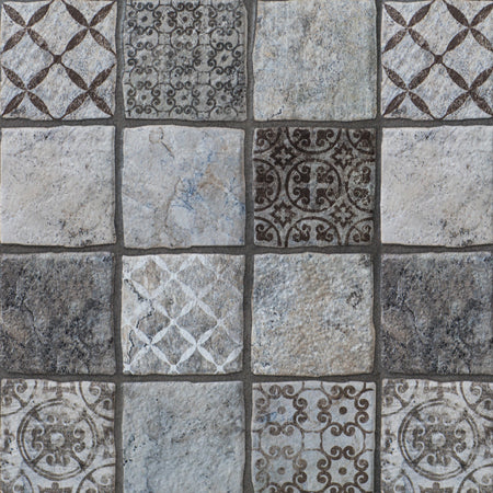 Waschbeckenrückwand Patchwork