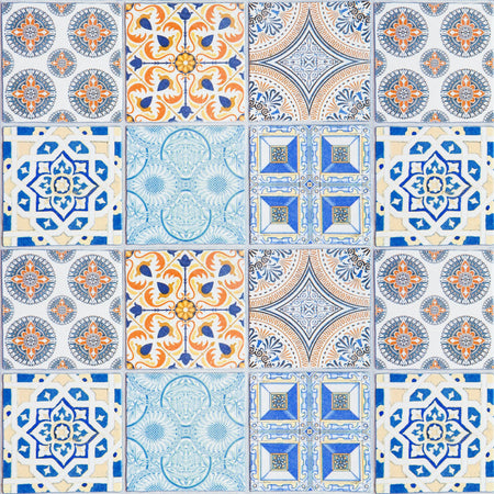 Waschbeckenrückwand Patchwork