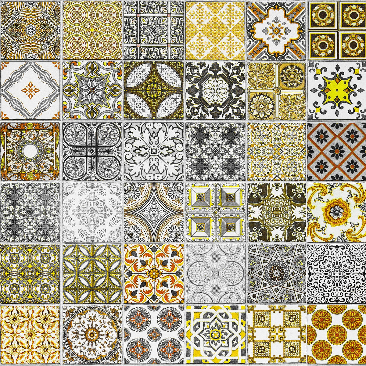 Waschbeckenrückwand Patchwork