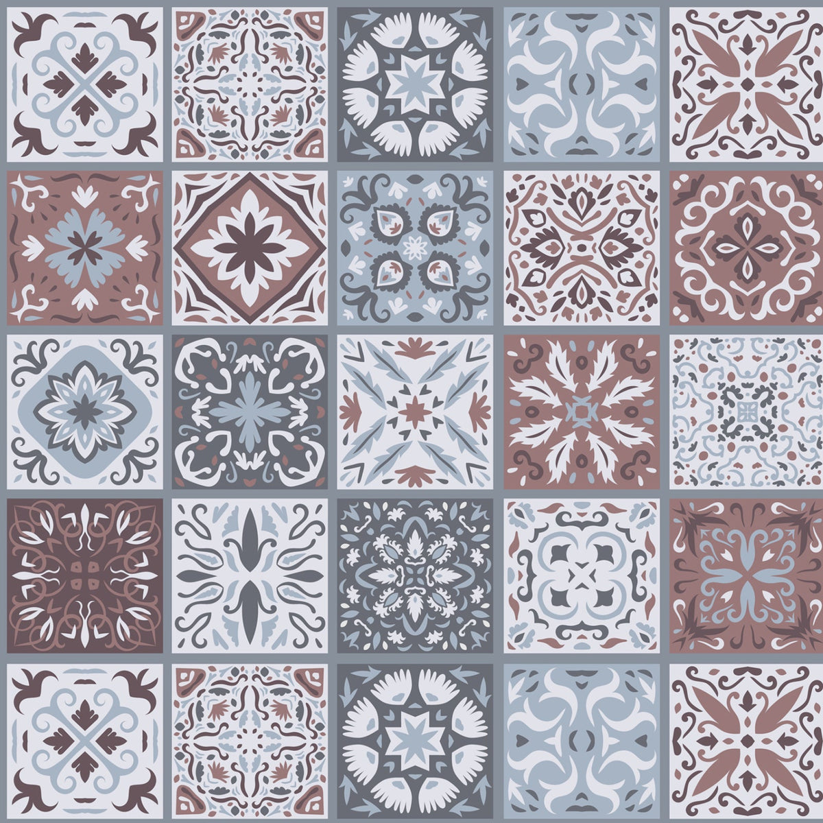 Waschbeckenrückwand Patchwork