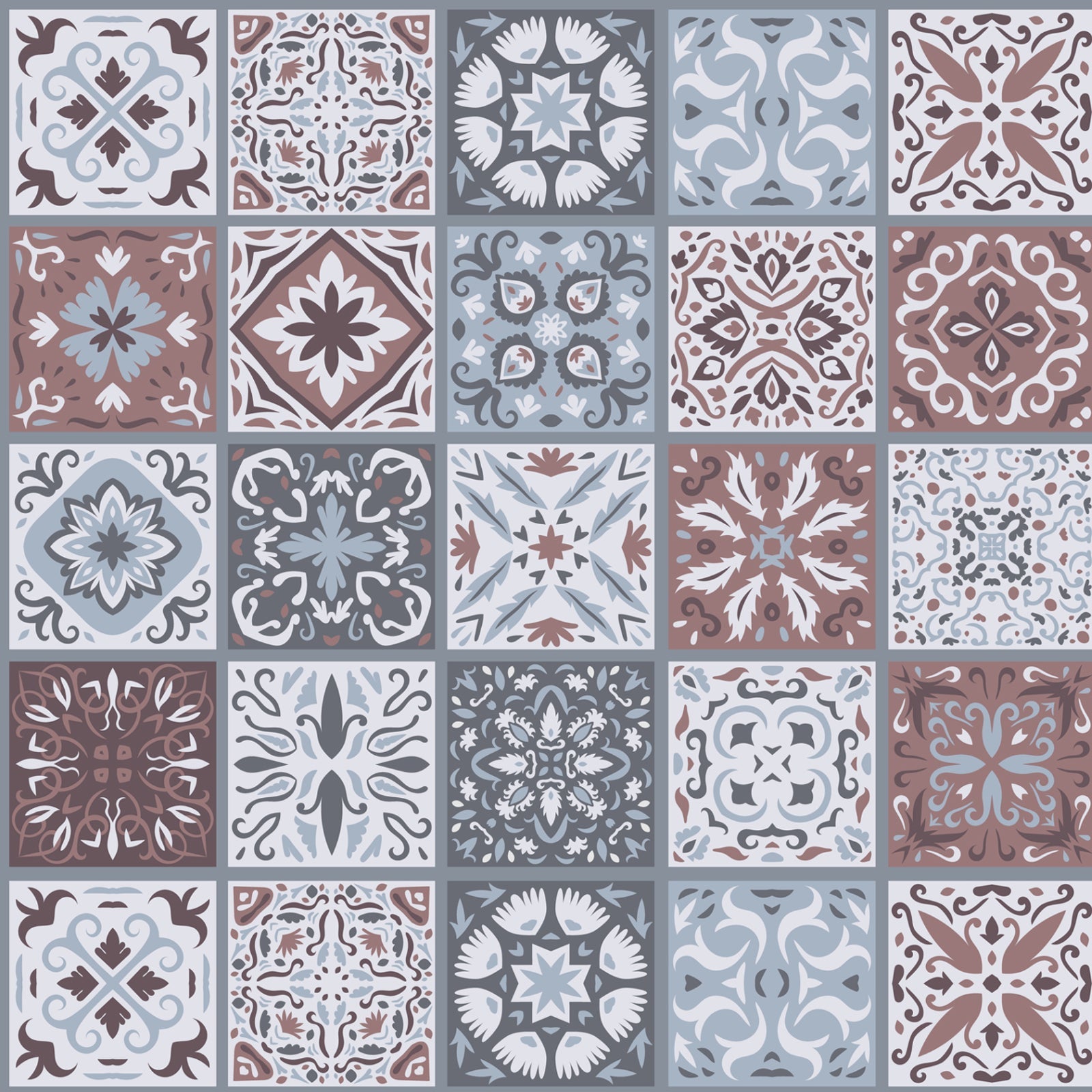 Waschbeckenrückwand Patchwork