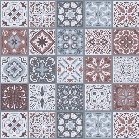 Waschbeckenrückwand Patchwork