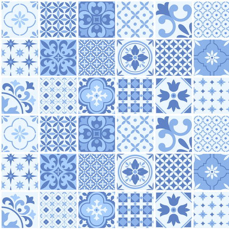 Waschbeckenrückwand Patchwork