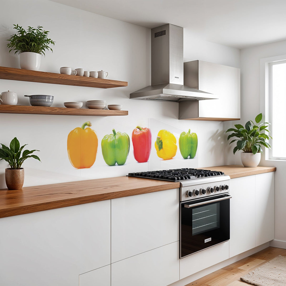 Küchenrückwand Bunte Paprika
