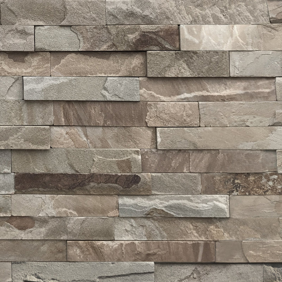 Badrückwand Steinoptik