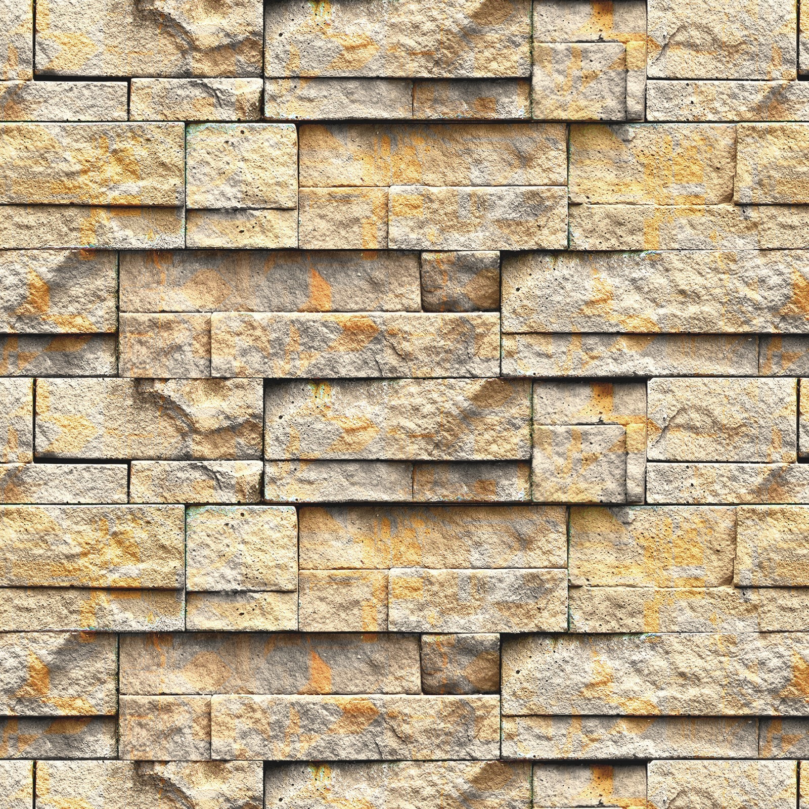 Badrückwand Steinoptik